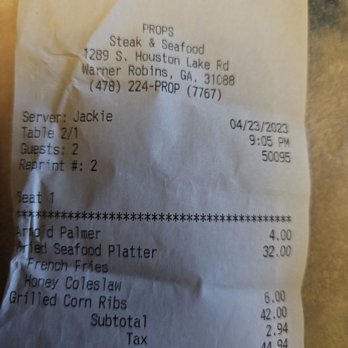 Props - Fried Seafood Platter - Seafood Near Me - Warner Robins, Georgia