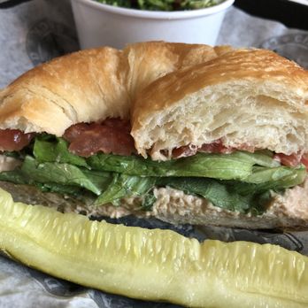 Chicken Salad Chick - Barbie-Q chicken salad sandwich, pickle - Sandwiches Near Me - Maryville, Tennessee