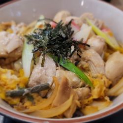 Matsui - Oyakodon chicken egg rice.  Not good!