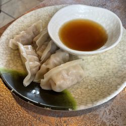 Zhang's Fancy Q Sushi Bar and Grill - Steamed pork dumplings