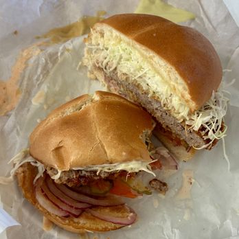 Katsu Burger - Tokyo Classic with beef katsu. - Burgers Near Me - Santa Clara, California Katsu Burger - Tokyo Classic with beef katsu. - Burgers Near Me - Santa Clara, California