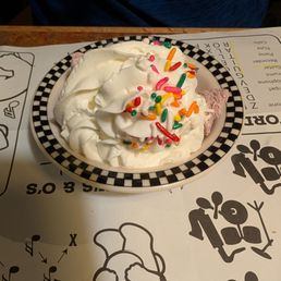 Huckleberry ice cream