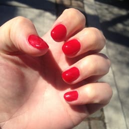 Great OPI shellac colour + acrylic fill= fantastic manicure! Thanks Hayley!