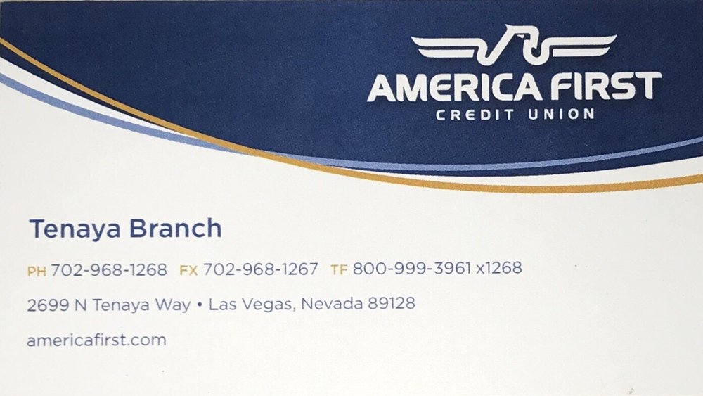 AMERICA FIRST CREDIT UNION 23 Reviews 2699 N Tenaya Way, Las Vegas