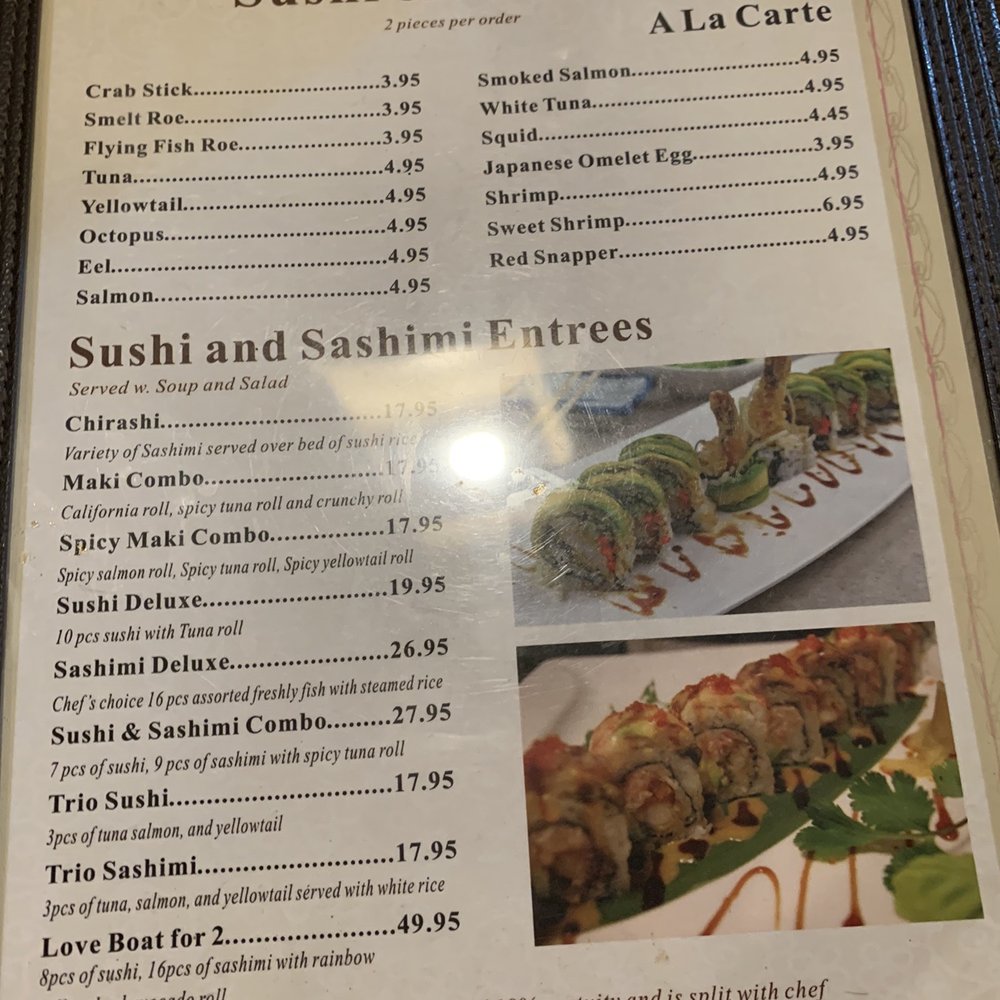 Mizu - Menu - Japanese Near Me - Gulfport, Mississippi