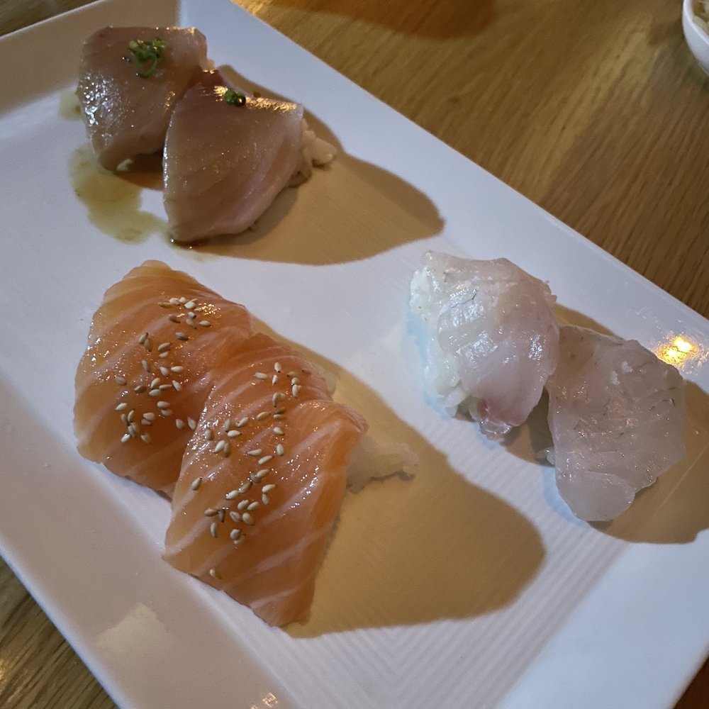 SUGARFISH | Pasadena - Salmon Japanese Yellowtail* Sushi (2-Pc) Albacore Sushi - Japanese Near Me - Pasadena, California SUGARFISH | Pasadena - Salmon Japanese Yellowtail* Sushi (2-Pc) Albacore Sushi - Japanese Near Me - Pasadena, California