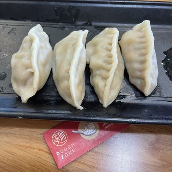 Dough Zone Dumpling House - Pork & Shrimp Boiled Dumplings (6)  猪肉三鲜水饺 - Dim Sum Near Me - San Jose, California