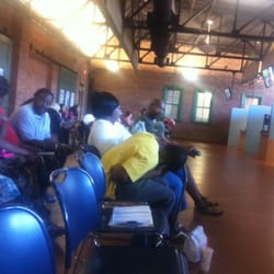 Department of Driver Services - Waiting area. Usually packed.
