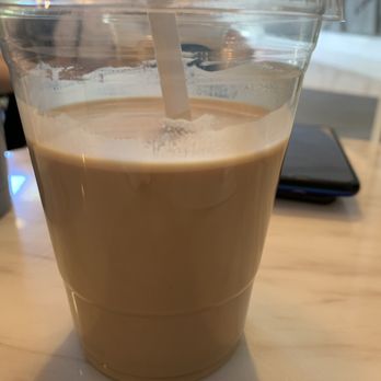Honolulu Coffee - See where the line is filled to for a regular latte - Coffee & Tea Near Me - Vancouver, British Columbia Honolulu Coffee - See where the line is filled to for a regular latte - Coffee & Tea Near Me - Vancouver, British Columbia