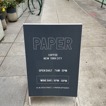 Paper Coffee - Coffee & Tea Near Me - New York, New York Paper Coffee - Coffee & Tea Near Me - New York, New York