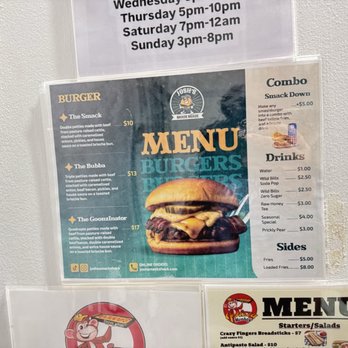 Joshs Smack Shack - Menu - Burgers Near Me - Rockville, Maryland