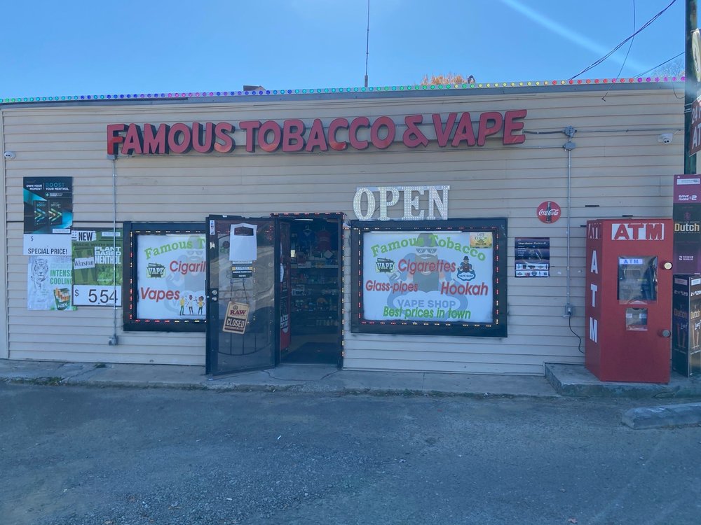 FAMOUS TOBACCO & VAPE Updated August 2024 1141 W Club Blvd, Durham, North Carolina Vape