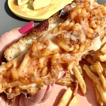 Burnt Crumbs - Loved the Spaghetti Grilled Cheese! - New American Near Me - Irvine, California