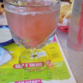 Chuy's - Raspberry margarita on the rocks - Tex-Mex Near Me - Birmingham, Alabama