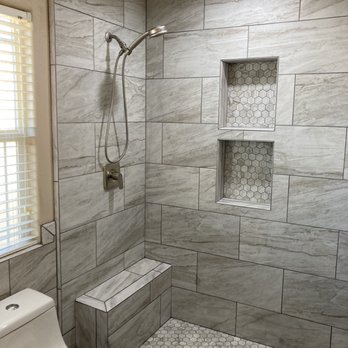 Bergstrom Construction - New tile wall in shower - General Contractors Near Me - Hesperia, California Bergstrom Construction - New tile wall in shower - General Contractors Near Me - Hesperia, California