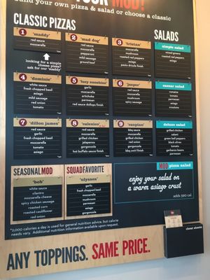 Menu photo 7 MOD Pizza Eugene, OR