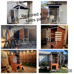 King Jones Handyman Services - Restored a food sells cart