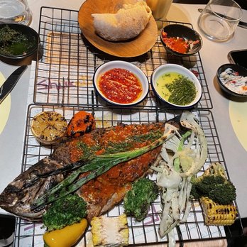 Shukette - Fish in a cage - Middle Eastern Near Me - New York, New York