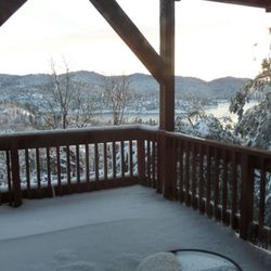 Deck from kids room.