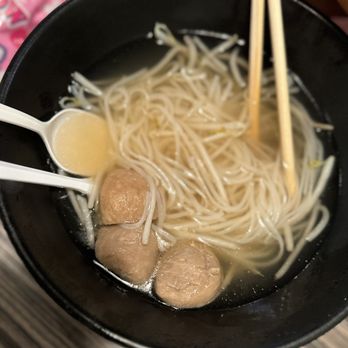 Ragin’ Pot - Kids pho bowl with beef balls - Hot Pot Near Me - Port Hueneme, California
