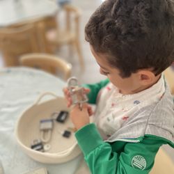 Power of Two Montessori - Practical life exercises.