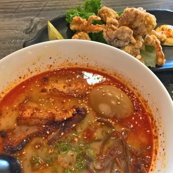 Motto Ramen - Motto Red- Extra Spicy w/Chicken Karrage - Ramen Near Me - Westminster, California Motto Ramen - Motto Red- Extra Spicy w/Chicken Karrage - Ramen Near Me - Westminster, California