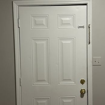Lumos Real Estate - Door was completely bowed so bad you couldn't get it opened hardly - Property Management Near Me - Pittsburgh, Pennsylvania Lumos Real Estate - Door was completely bowed so bad you couldn't get it opened hardly - Property Management Near Me - Pittsburgh, Pennsylvania