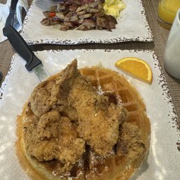 Chicken and waffles Chicken and waffles