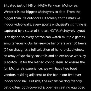 McIntyre's - Webster - Sports Bars Near Me - Webster, Texas
