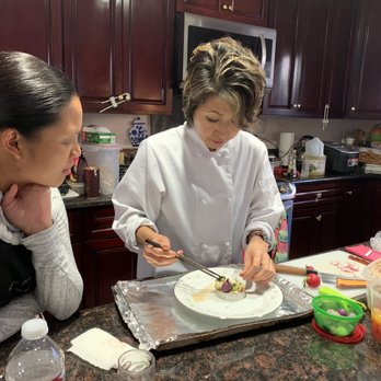 Kate's Japanese Kitchen - Beautiful artistic plating - Cooking Classes Near Me