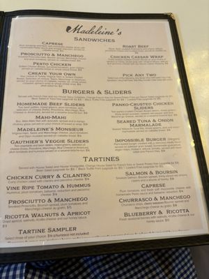 Menu photo 3 Madeleine Cafebistro San Juan, PR