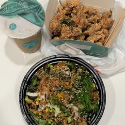 Basil Popcorn Chicken