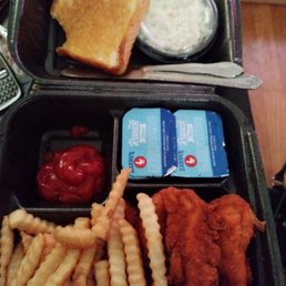 Yes! 6 piece buff chicken finger plate rolled in nuclear sauce! So good! Im excited about pigging out today. Yes! 6 piece buff chicken finger plate rolled in nuclear sauce! So good! Im excited about pigging out today.