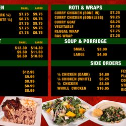 This is our menu