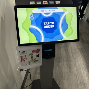 R&B Tea - Self order kiosk. Cool - Bubble Tea Near Me - Riverside, California R&B Tea - Self order kiosk. Cool - Bubble Tea Near Me - Riverside, California