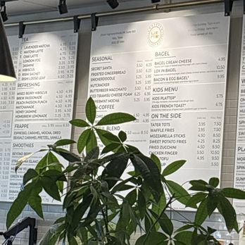 Homebrew Coffee Shop & Eatery - Partial menu. - Coffee & Tea Near Me - Katy, Texas