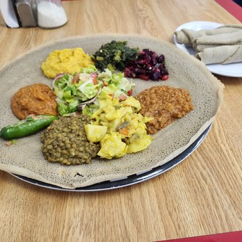 Samsara Ethio Fusion - Veggie combo - Salad Near Me - Las Vegas, Nevada