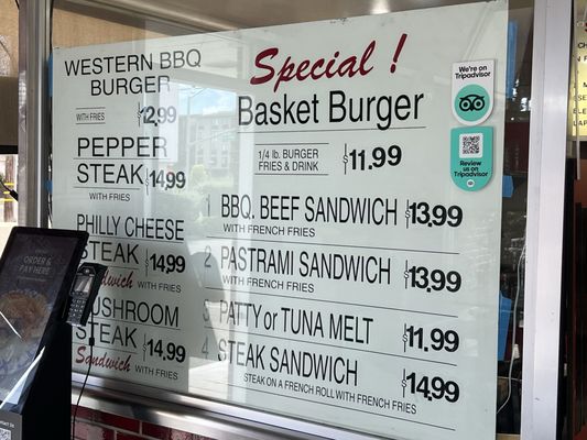 Menu photo 1 Burger Barn San Jose, CA