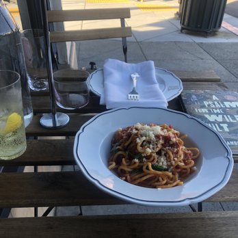 Sfizio - Spaghetti with a spritz - Italian Near Me - Oakland, California Sfizio - Spaghetti with a spritz - Italian Near Me - Oakland, California