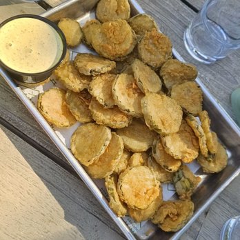 Camp Outpost - Some of the best fried pickles I've ever had - New American Near Me - Springdale, Utah