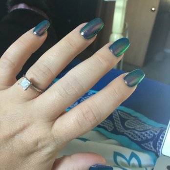 Polish! Nail Spa - Amazing holographic nails by Andrew - Nail Salons Near Me - Columbus, Ohio