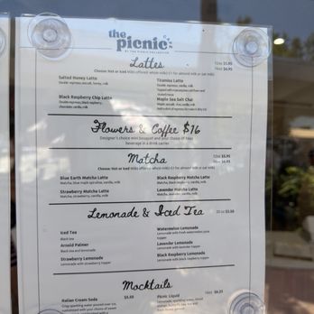 The Picnic Cafe - Menu - Coffee & Tea Near Me - San Clemente, California The Picnic Cafe - Menu - Coffee & Tea Near Me - San Clemente, California