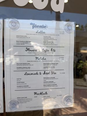 Menu photo 1 The Picnic Cafe San Clemente, CA Menu photo 1 The Picnic Cafe San Clemente, CA