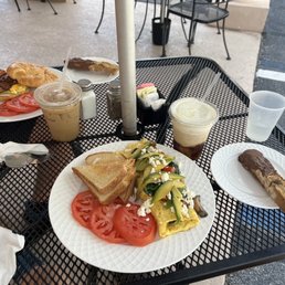 a plate of food on a table a plate of food on a table