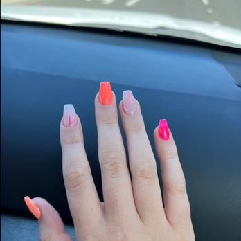 Moon Nails - Best set I've ever gotten! Ashley did an amazing job with the colors, shape, and design! Also the best costumer service! - Nail Salons Near Me - Encinitas, California