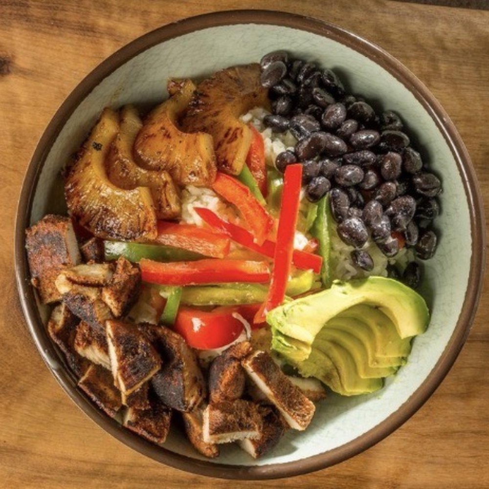 Advertised jerk bowl Advertised jerk bowl