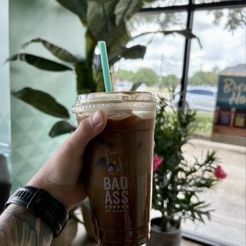 Bad Ass Coffee of Hawaii - Iced badass mocha - Coffee & Tea Near Me - Cypress, Texas Bad Ass Coffee of Hawaii - Iced badass mocha - Coffee & Tea Near Me - Cypress, Texas