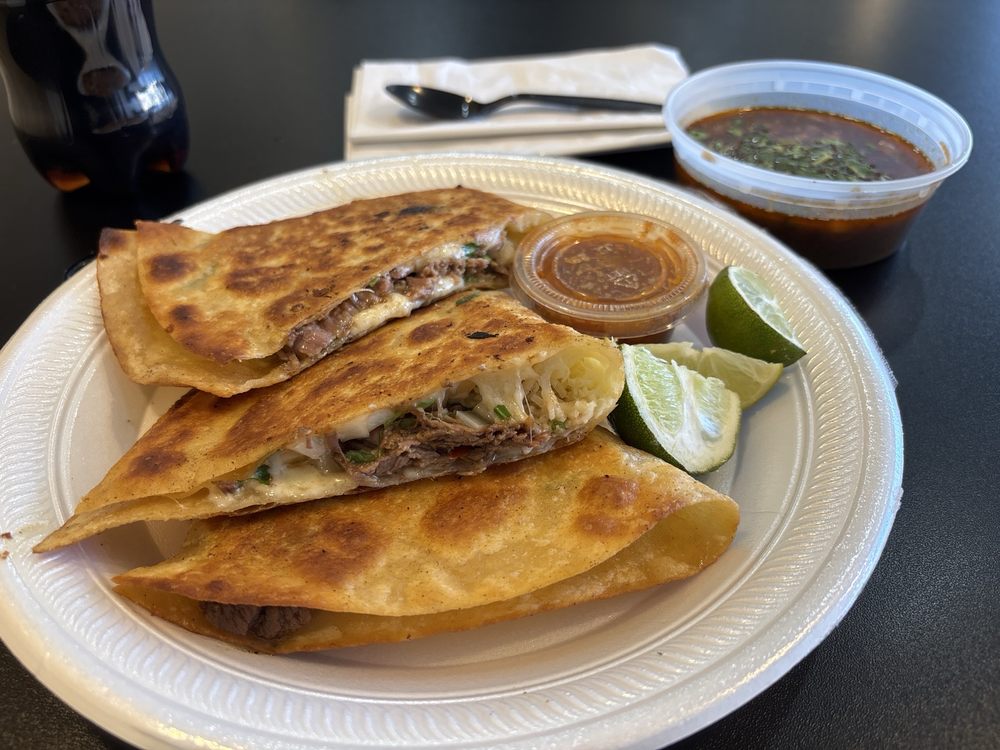 Food from Los Socios Birrieria