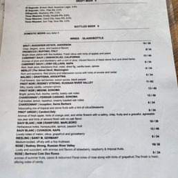 Alcoholic drinks menu November 2024 Alcoholic drinks menu November 2024