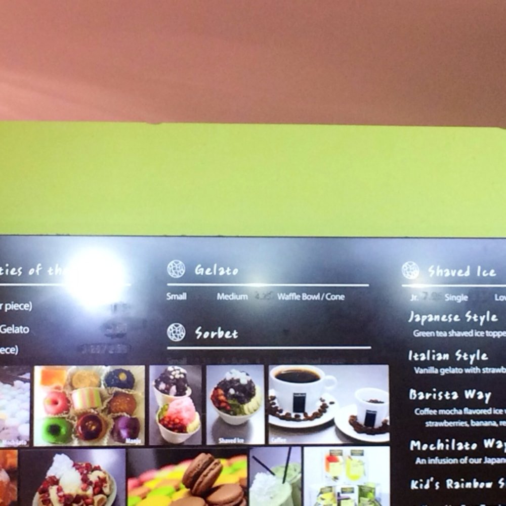 Mochi - Partial view of menu - Ice Cream & Frozen Yogurt Near Me - Irvine, California Mochi - Partial view of menu - Ice Cream & Frozen Yogurt Near Me - Irvine, California